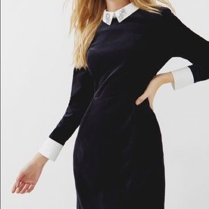 Ted Baker Cheryl Embellished Velvet Cocktail Dress